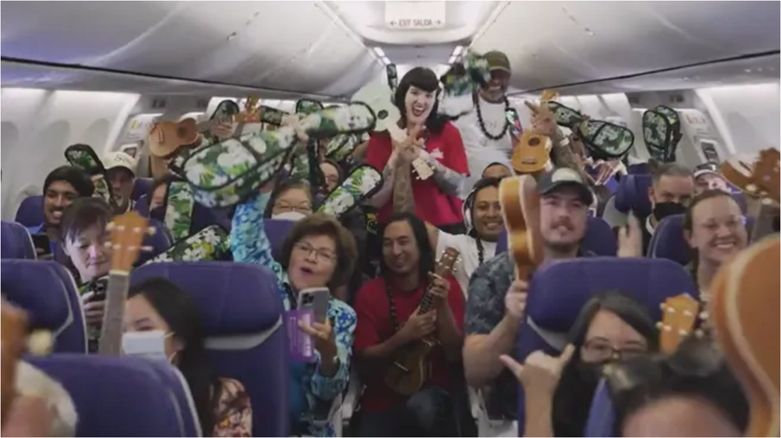 Airline offers free... Ukulele lessons?