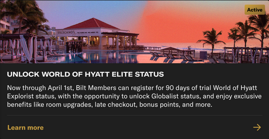 🚨 Red Alert: Fast-track to Hyatt elite status