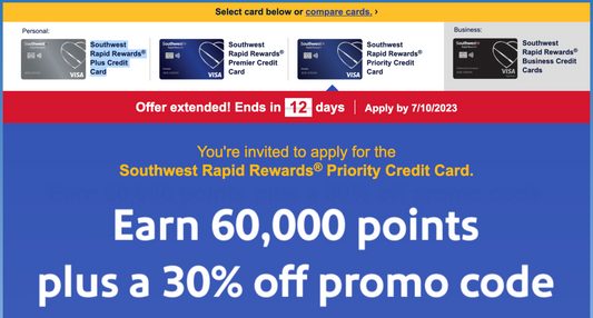 Last Call: Southwest Credit Card Offers