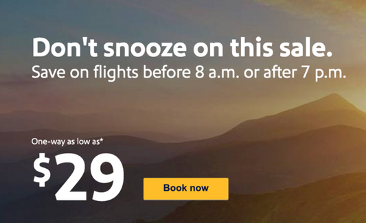 ✈️ $29 Southwest flights (today only)