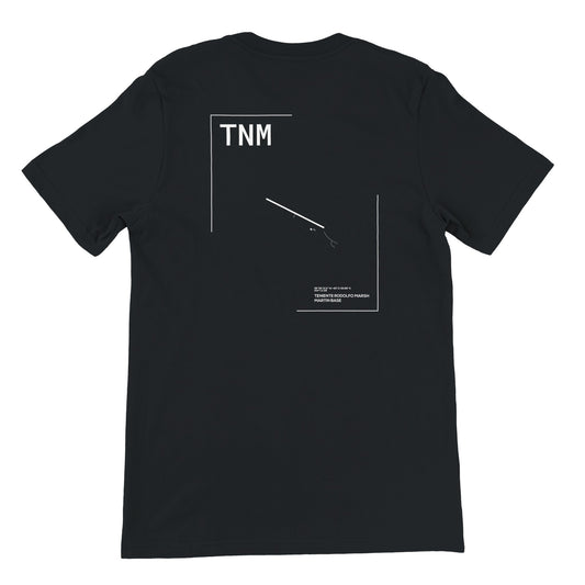 Black TNM Airport Diagram T-Shirt Back