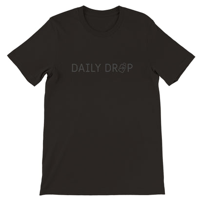 Daily Drop Crewneck Black Premium T-shirt